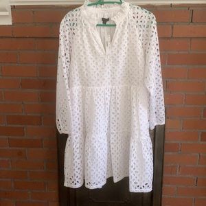 nwt j. crew eyelet dress